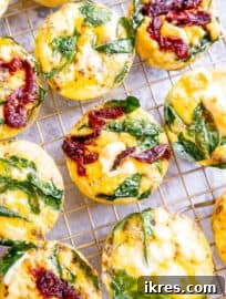 Spinach Feta Egg Cups