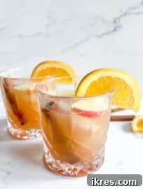 Apple Cider Whiskey Cocktail