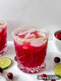 Cranberry Margarita Cocktail