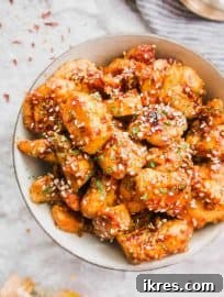 Healthy Honey Sesame Chicken