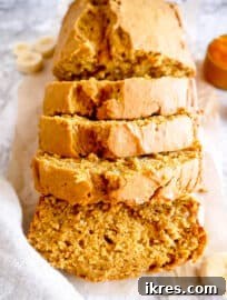 Healthy Pumpkin Banana Bread (Dairy-free)